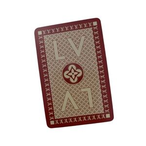 Louis Vuitton 3 of Diamonds Playing Card
